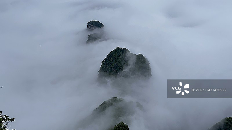 张家界天门山风光图片素材