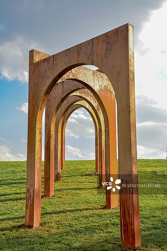 生锈的拱门图片素材