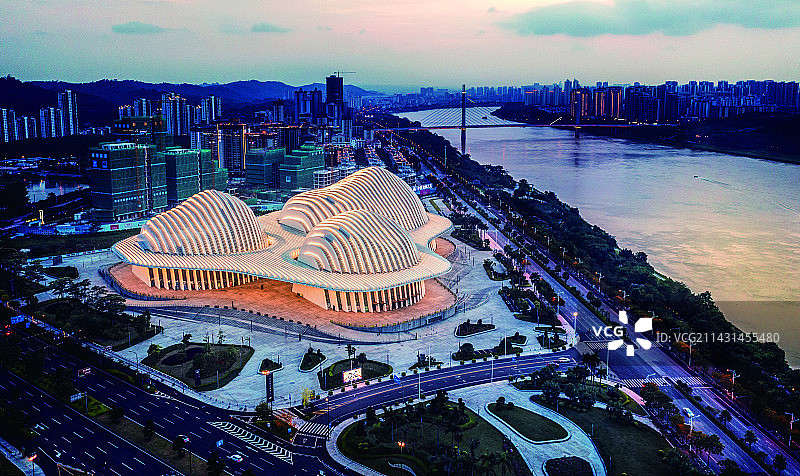 广西文化艺术中心（广西南宁市）图片素材