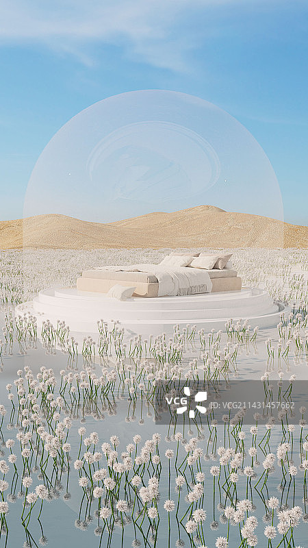 iDSTORE-超现实主义户外数字场景图片素材