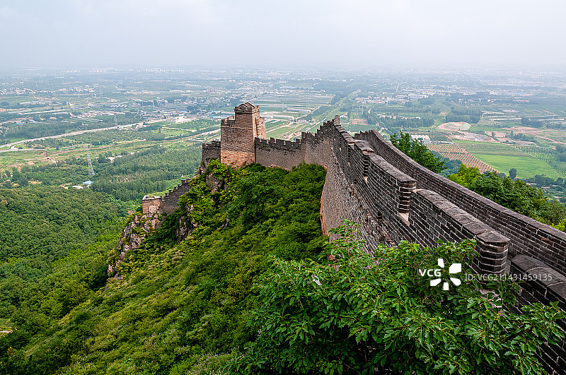 河北秦皇岛明长城角山长城图片素材
