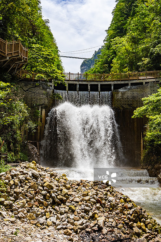 张家界大峡谷风光图片素材