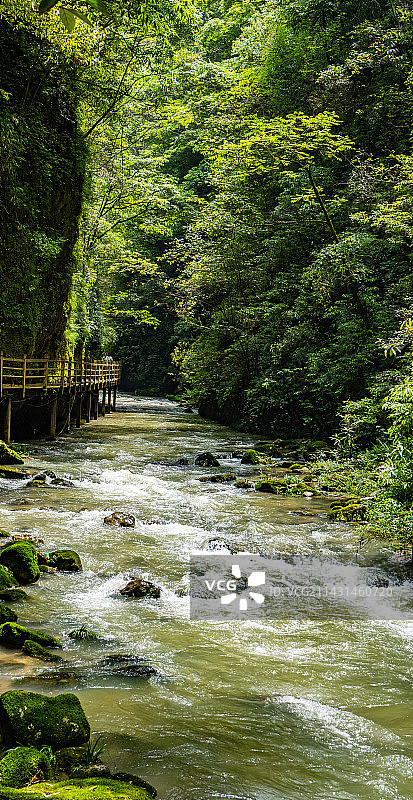 张家界大峡谷风光图片素材