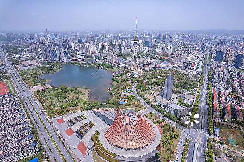 中国湖南省株洲神农城风光图片素材