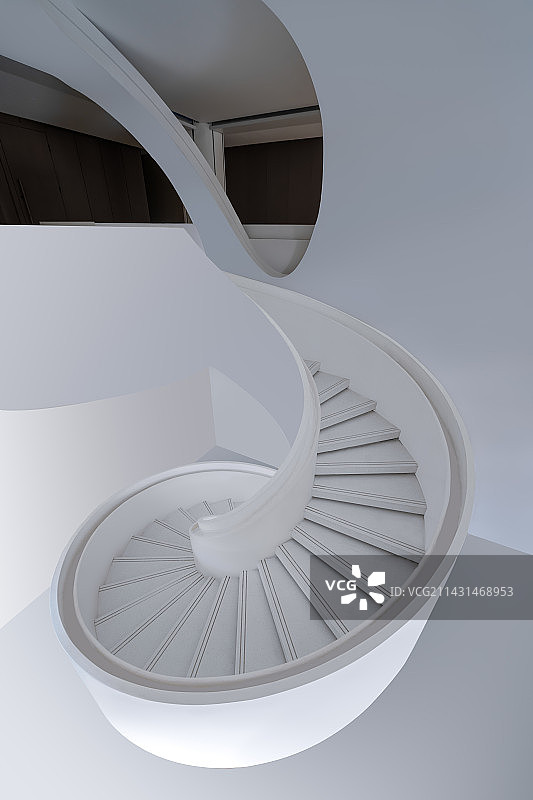 纯白空间图片素材