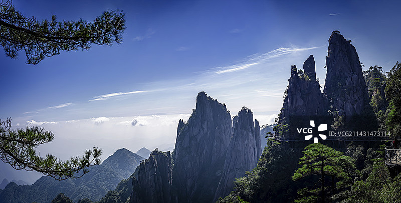 江西上饶三清山风光图片素材