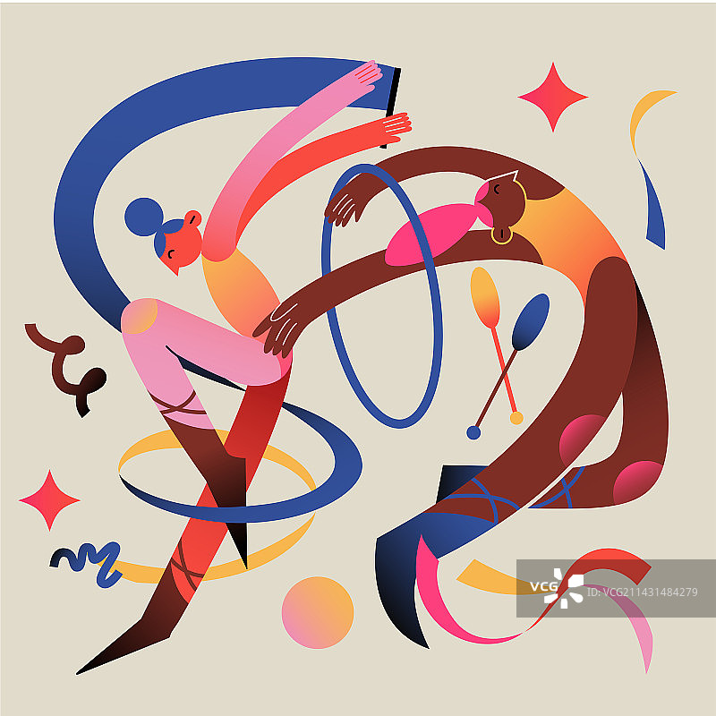 奥运体育项目艺术体操图片素材