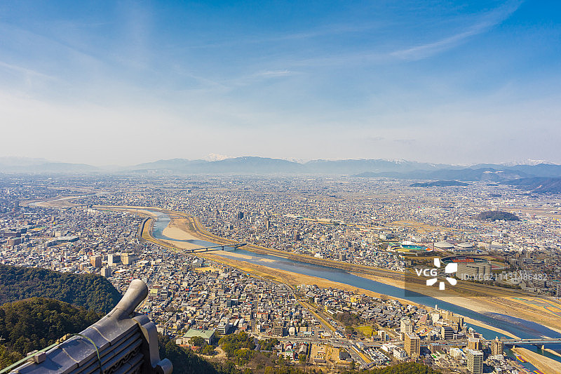 岐阜城 长良川图片素材