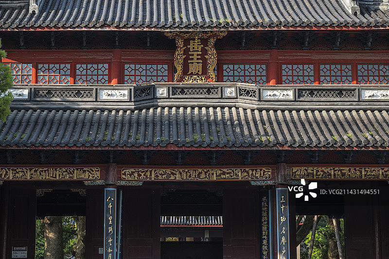 杭州西湖岳王庙图片素材