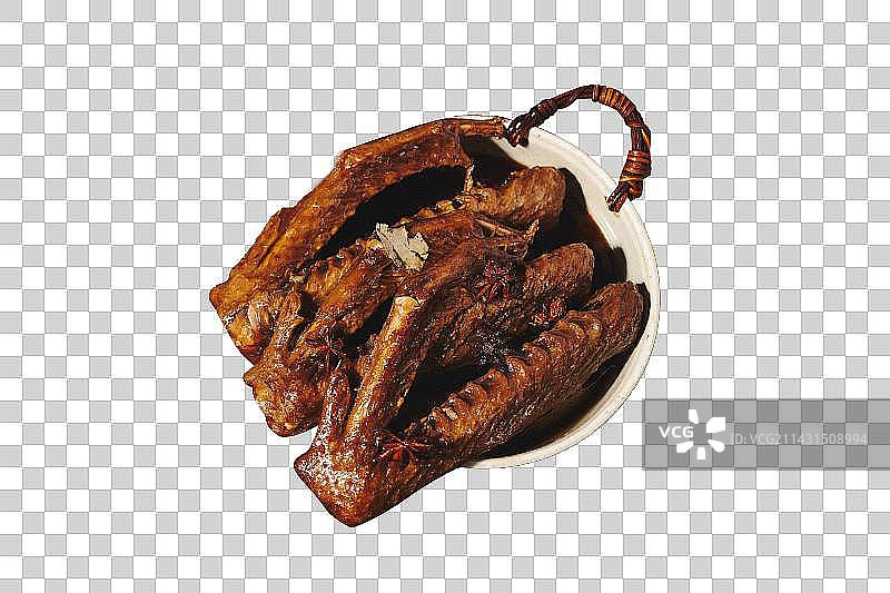 卤菜鸭翅图片素材