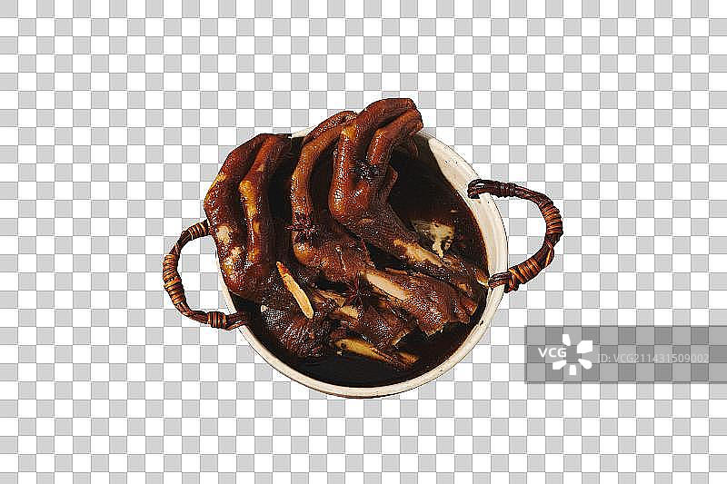 卤菜鸭爪图片素材