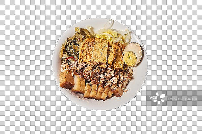 卤肉鸡蛋饭图片素材