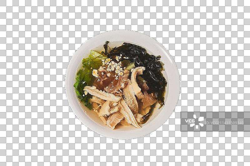 牛肚牛筋紫菜汤图片素材