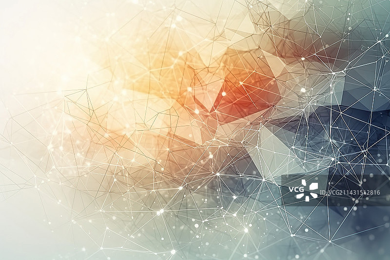 蓝色背景下的透明玻璃甲烷CH4分子模型图片素材