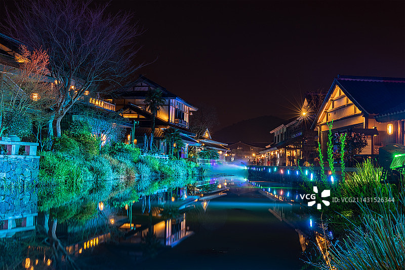 江苏无锡拈花湾风光图片素材