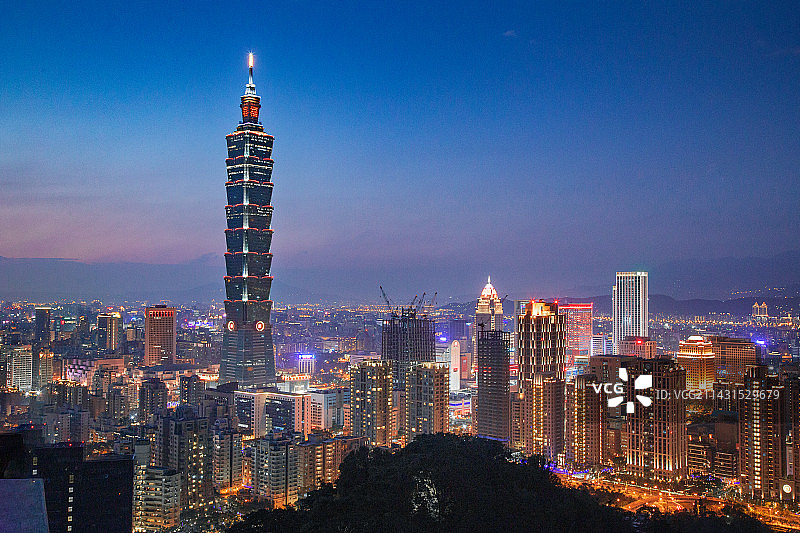 台北101大楼图片素材