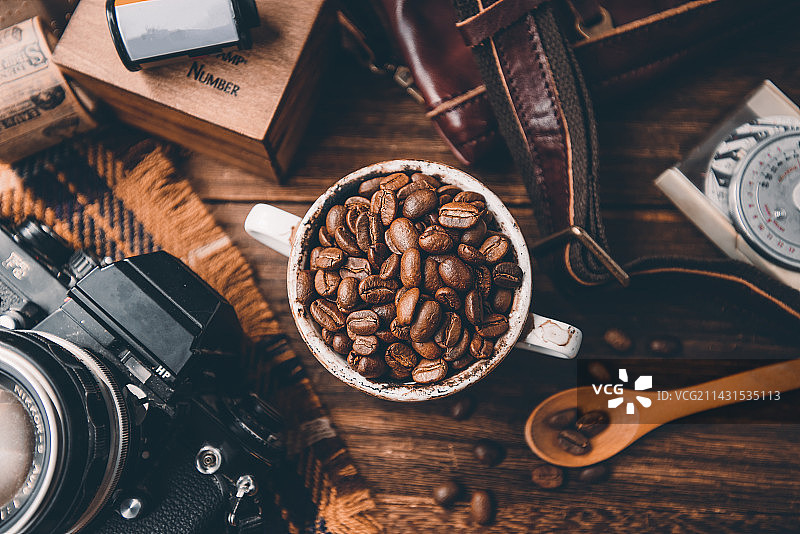 咖啡豆图片素材