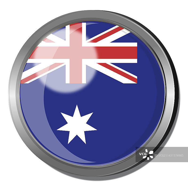 澳大利亚国旗徽章图片素材