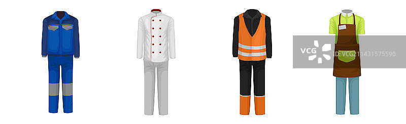 专业工作服图片素材