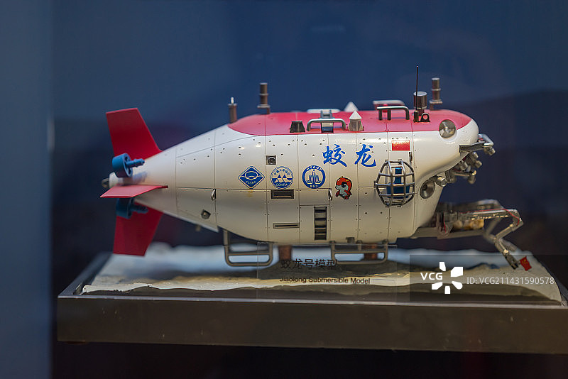 重庆自然博物馆蛟龙号模型图片素材