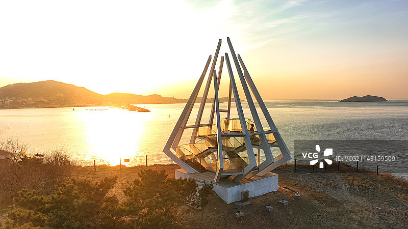 海边观景塔图片素材