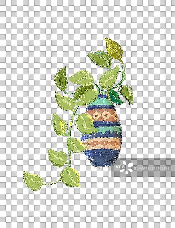 绿箩盆栽元素图片素材