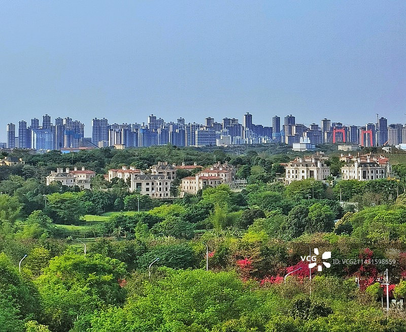 绿城之春图片素材