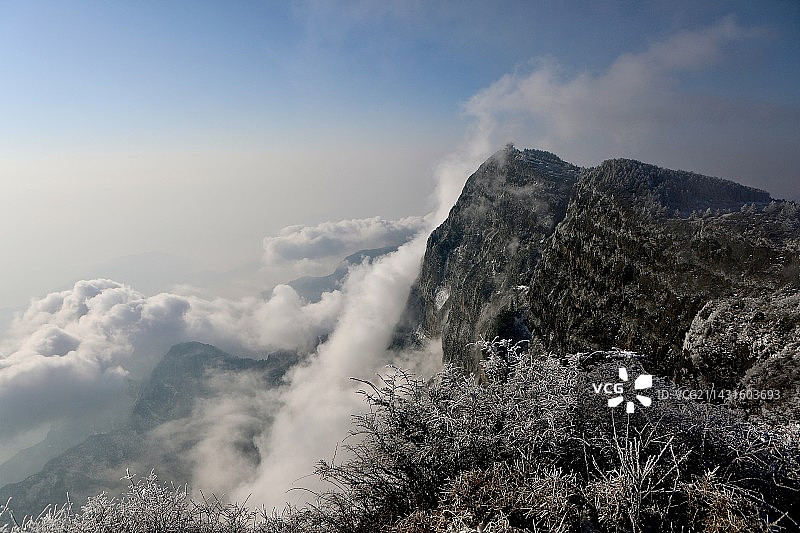 峨眉山万佛顶图片素材