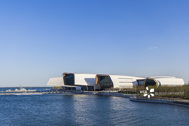 天津滨海新区国家海洋博物馆景观图片素材
