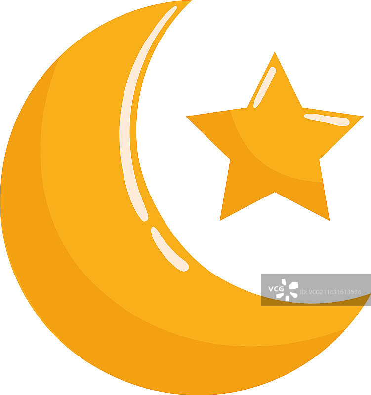 新月和星星图片素材
