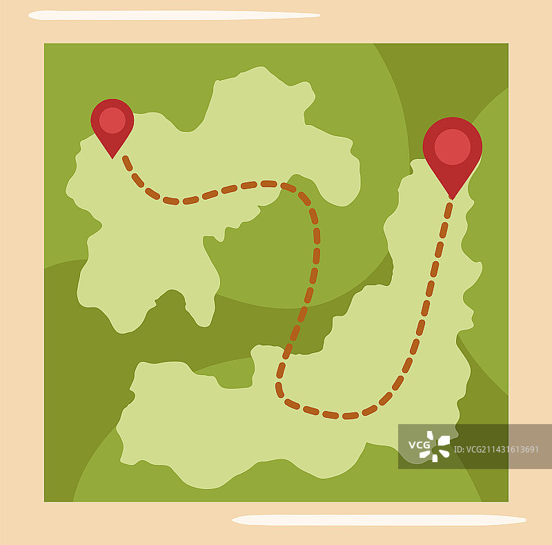 旅行地图轨迹图片素材