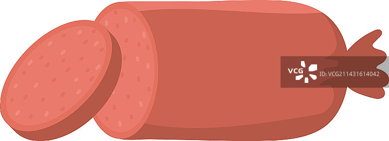 萨拉米香肠肉图标图片素材