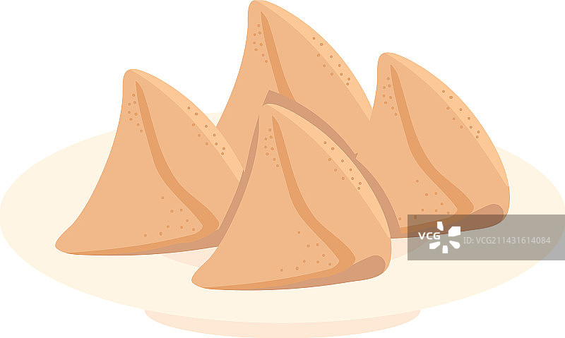 印度萨莫萨三角饺图片素材