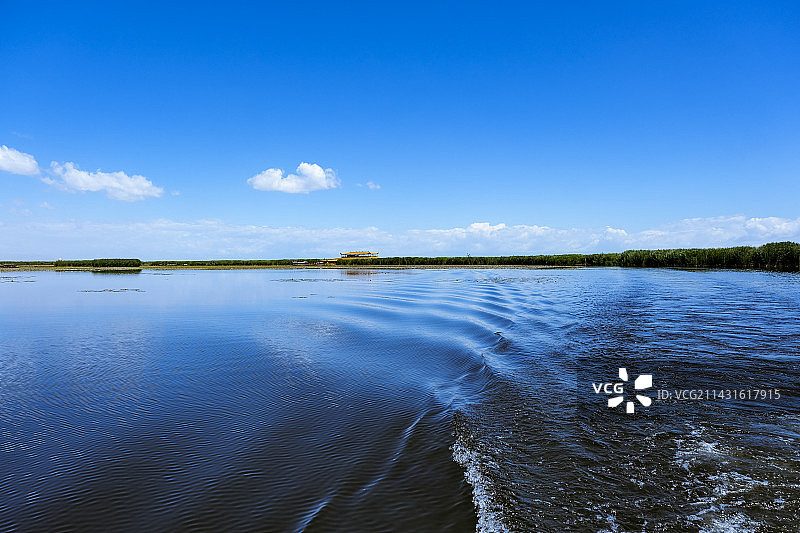 新疆库尔勒博斯腾湖景区美景图片素材