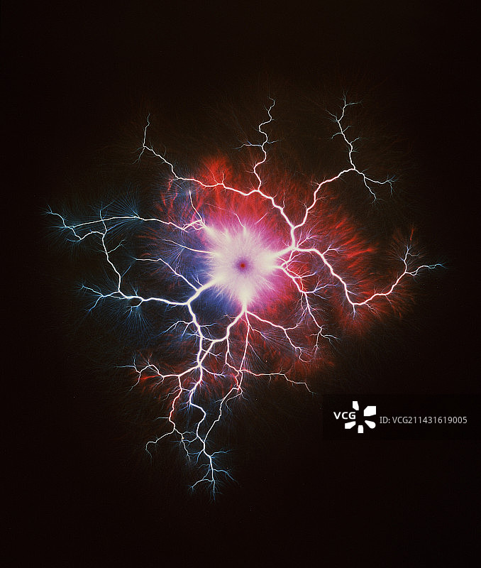 电场中的钢球克里安照片图片素材