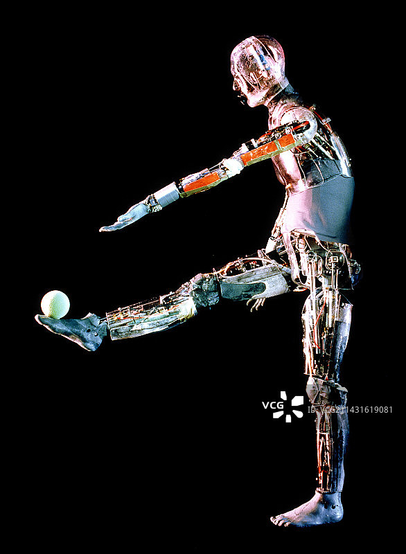 用于测试防护服的机器人模型图片素材