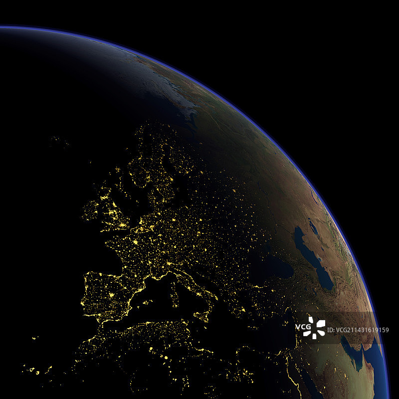 欧洲的夜晚图片素材