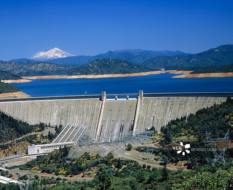 沙斯塔水电站图片素材