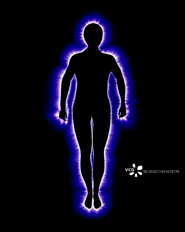 人体辉光克里安照片图片素材