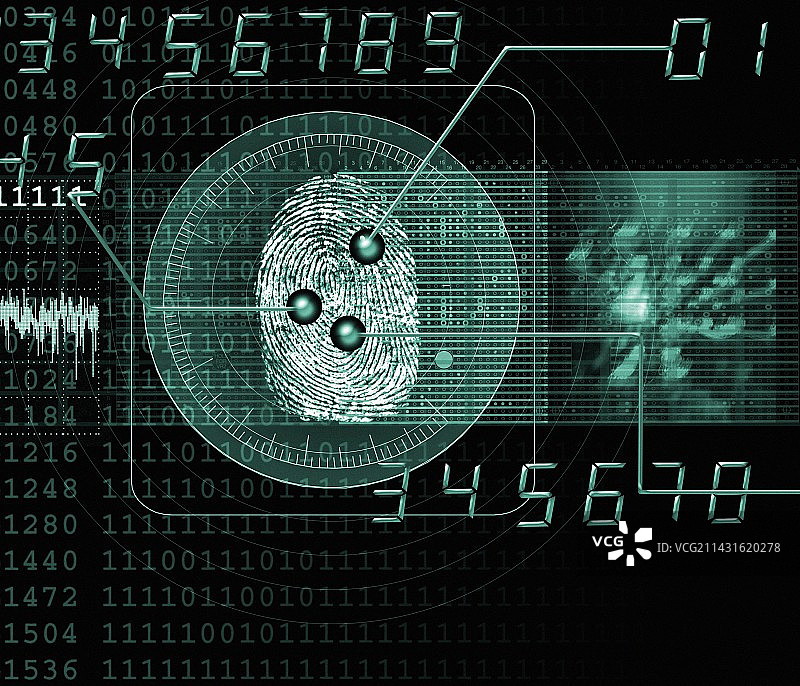 指纹扫描图片素材