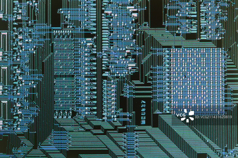集成微芯片图片素材