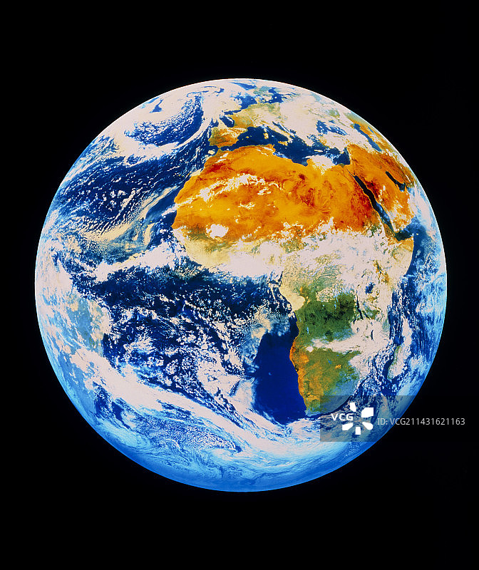 显示非洲的地球全景图像图片素材