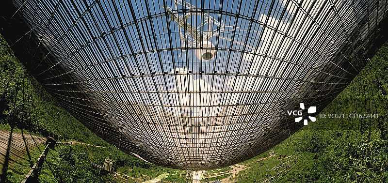 阿雷西博射电望远镜底部图片素材