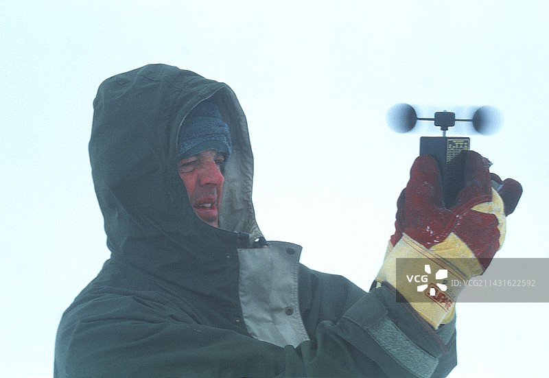 南极风力测量图片素材