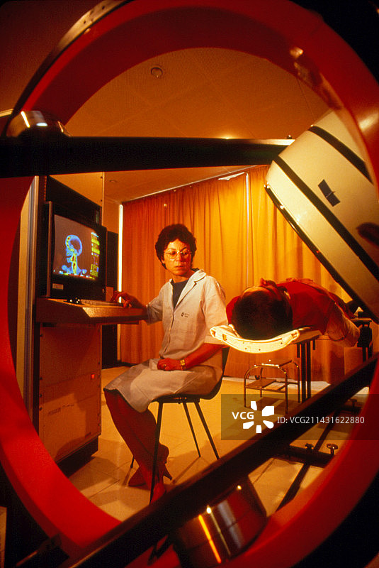 继发性骨癌的伽马扫描图片素材