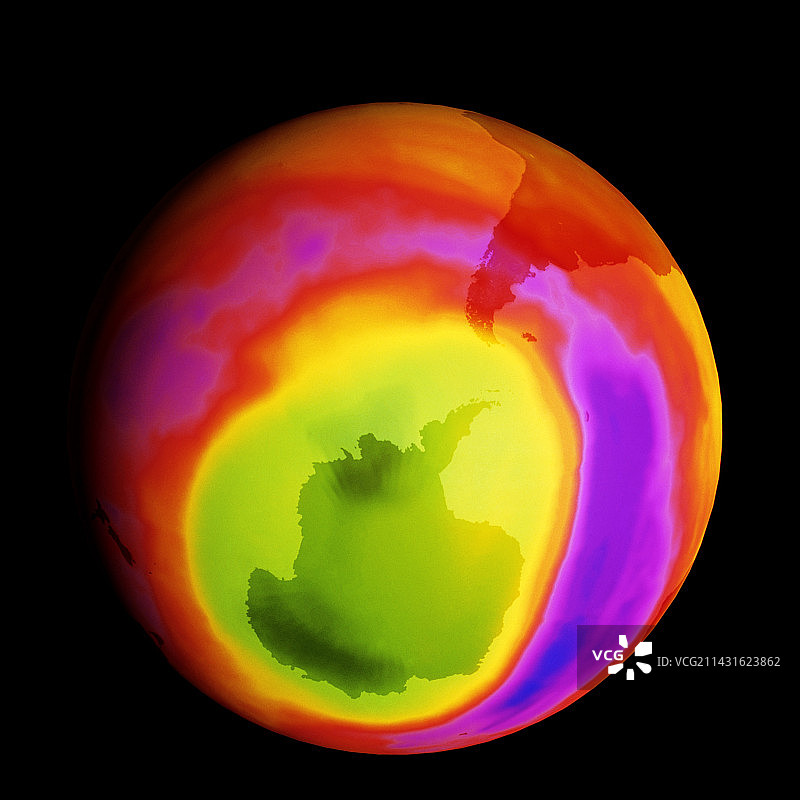 2000年臭氧层空洞图片素材