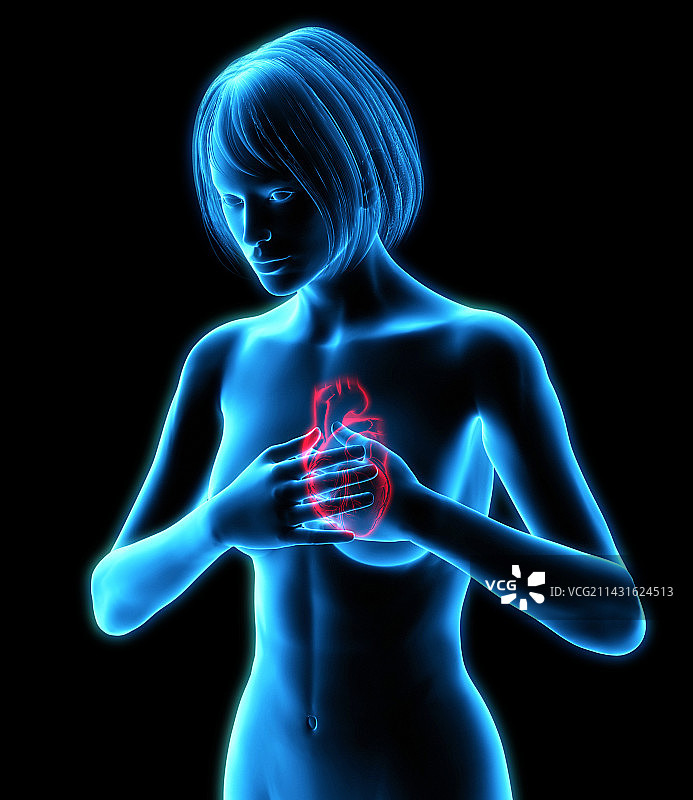 胸痛图片素材