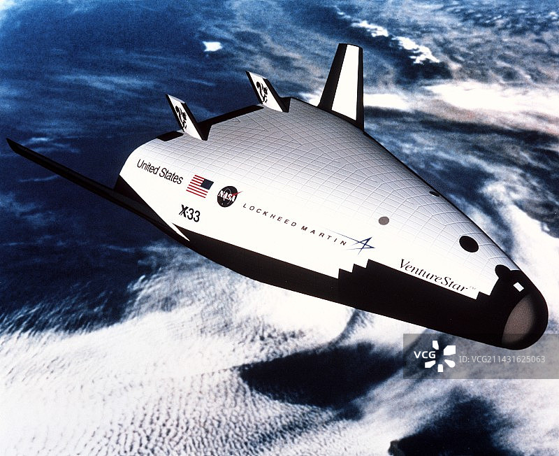 VentureStar可重复使用运载火箭艺术图图片素材