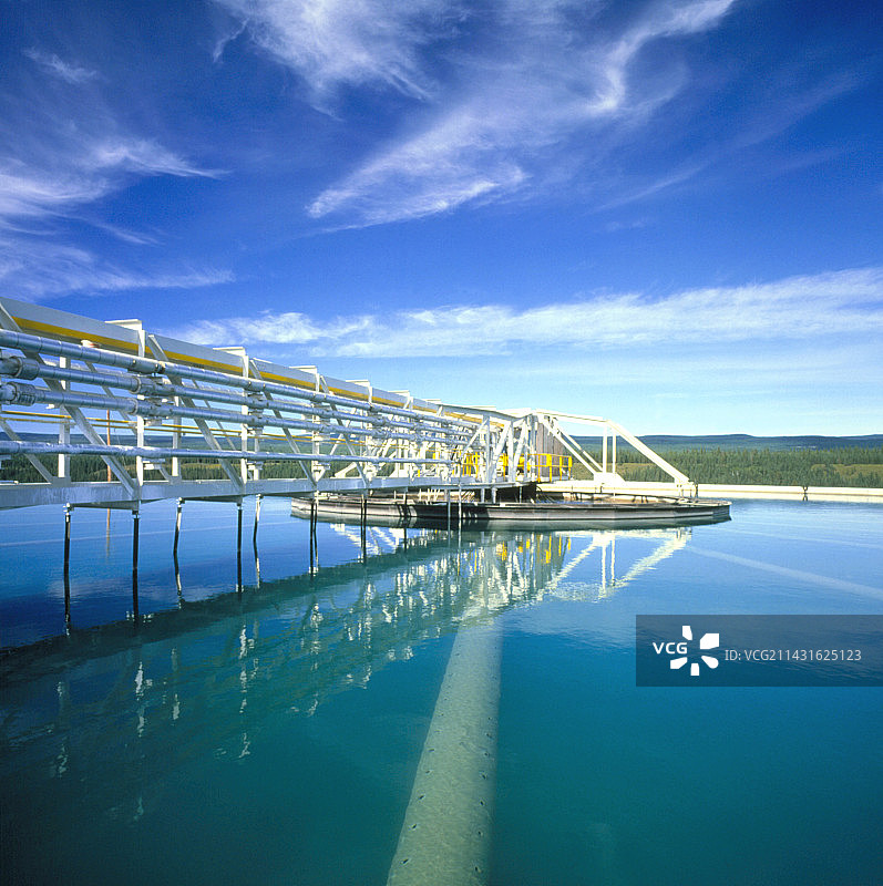 废水处理储水池图片素材