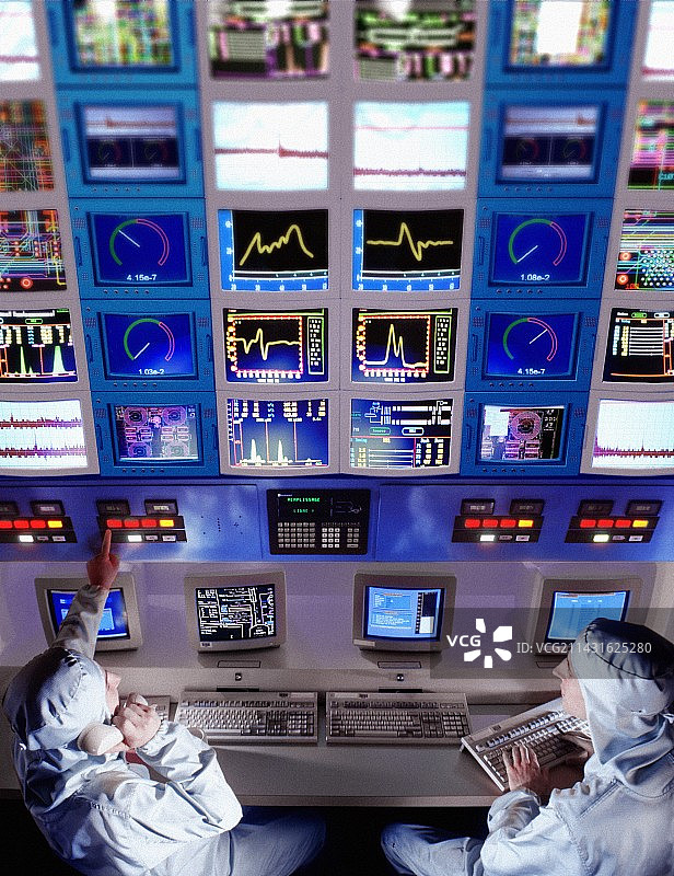 工厂控制室图片素材